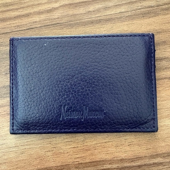 Neiman Marcus Accessories - Neiman Marcus Dark Purple Plum Cardholder